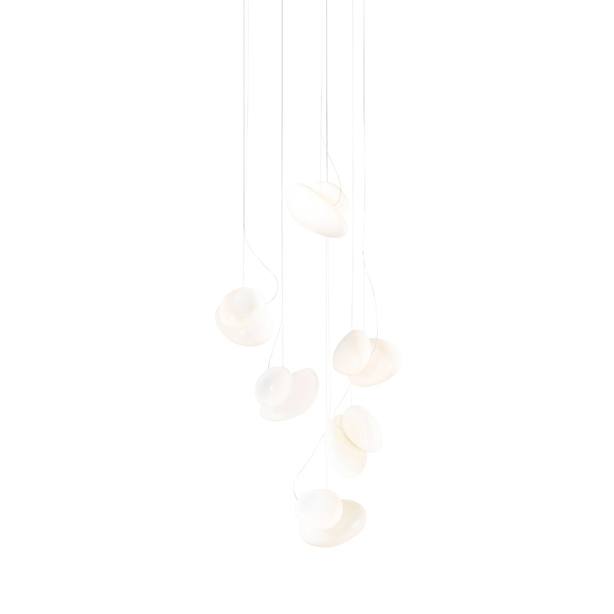 Pebble Chandelier 6: Cluster + Pearl