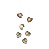 Pebble Chandelier 6: Cluster + Slate