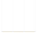 Pipeline 125.3 Linear Pendant Light: White + White