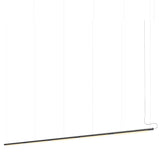 Pipeline 125.5 Linear Pendant Light: Black + Black