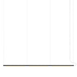 Pipeline 125.3 Linear Pendant Light: Black + Black