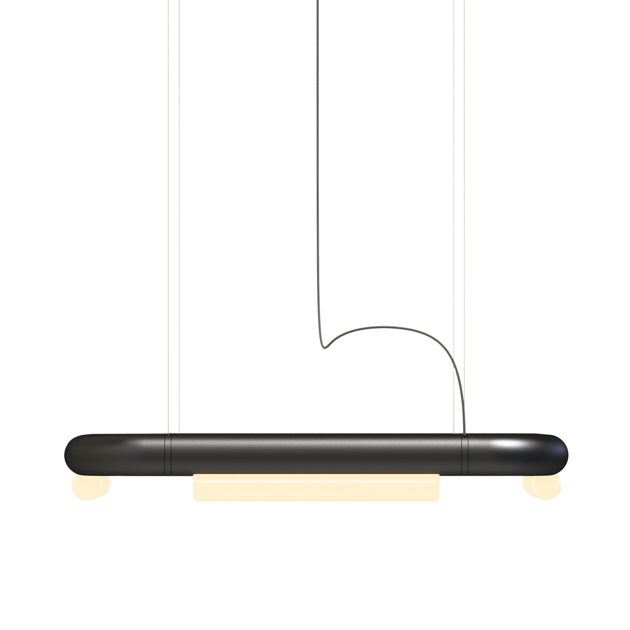 Pipeline CM5 Pendant Light: Black + Black