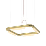 Pipeline CM5 Pendant Light: Brass + Brass