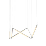 Pipeline CM9 Pendant Light: White + White