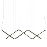 Pipeline CM9 Pendant Light: Black + Black