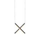 Pipeline CM9 Pendant Light: Black + Black