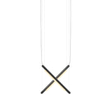 Pipeline CM9 Pendant Light: Black + Black