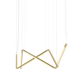 Pipeline CM9 Pendant Light: Brass + Brass