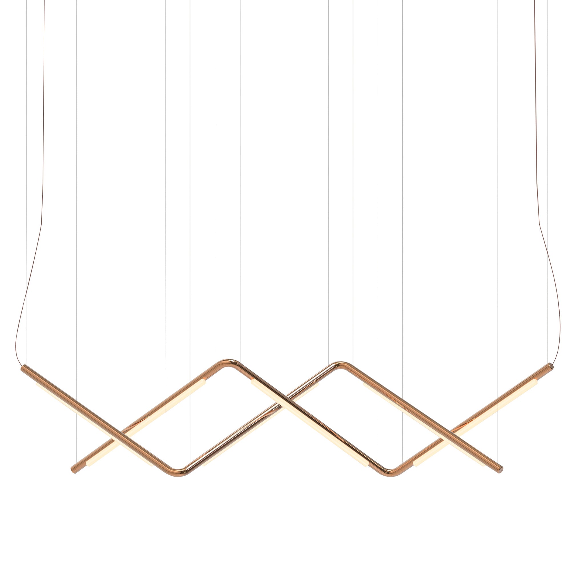 Pipeline CM9 Pendant Light: Copper + Copper