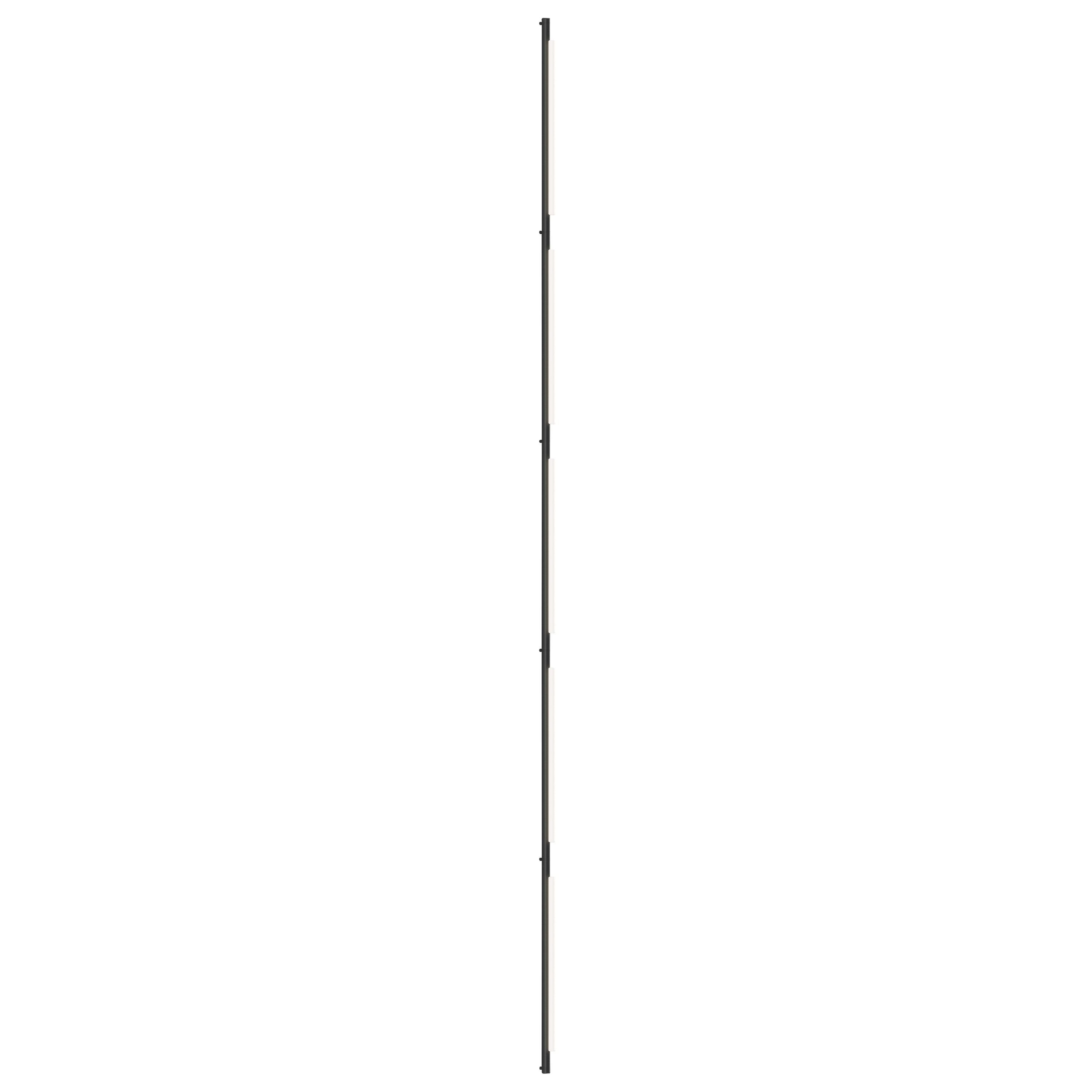 Pipeline 125.5 Linear Ceiling/Wall Light: Black