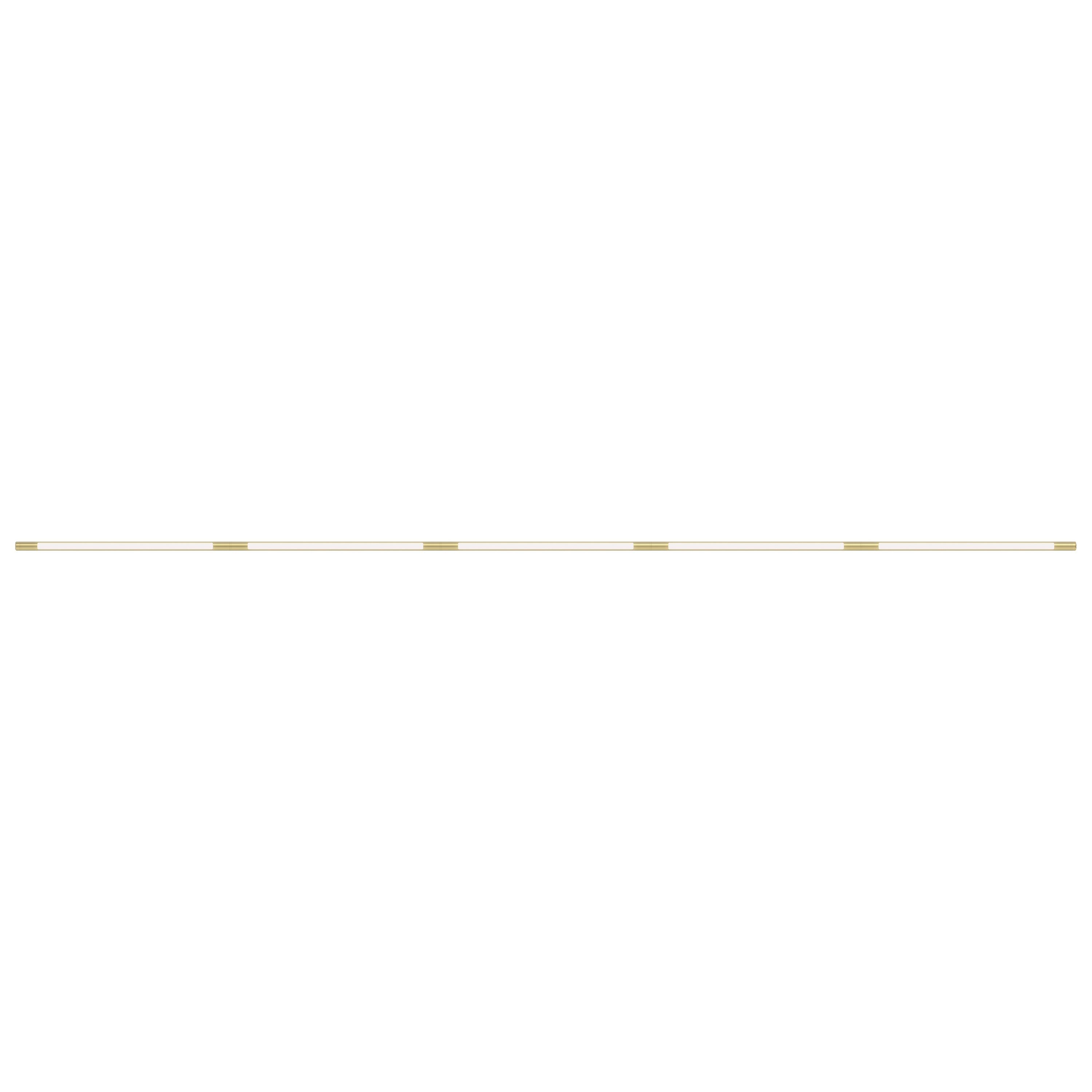 Pipeline 125.5 Linear Ceiling/Wall Light: Brass
