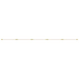 Pipeline 125.5 Linear Ceiling/Wall Light: Brass