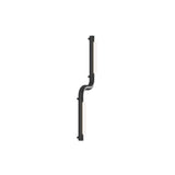 Pipeline CM1 Ceiling/Wall Light: Black + Black