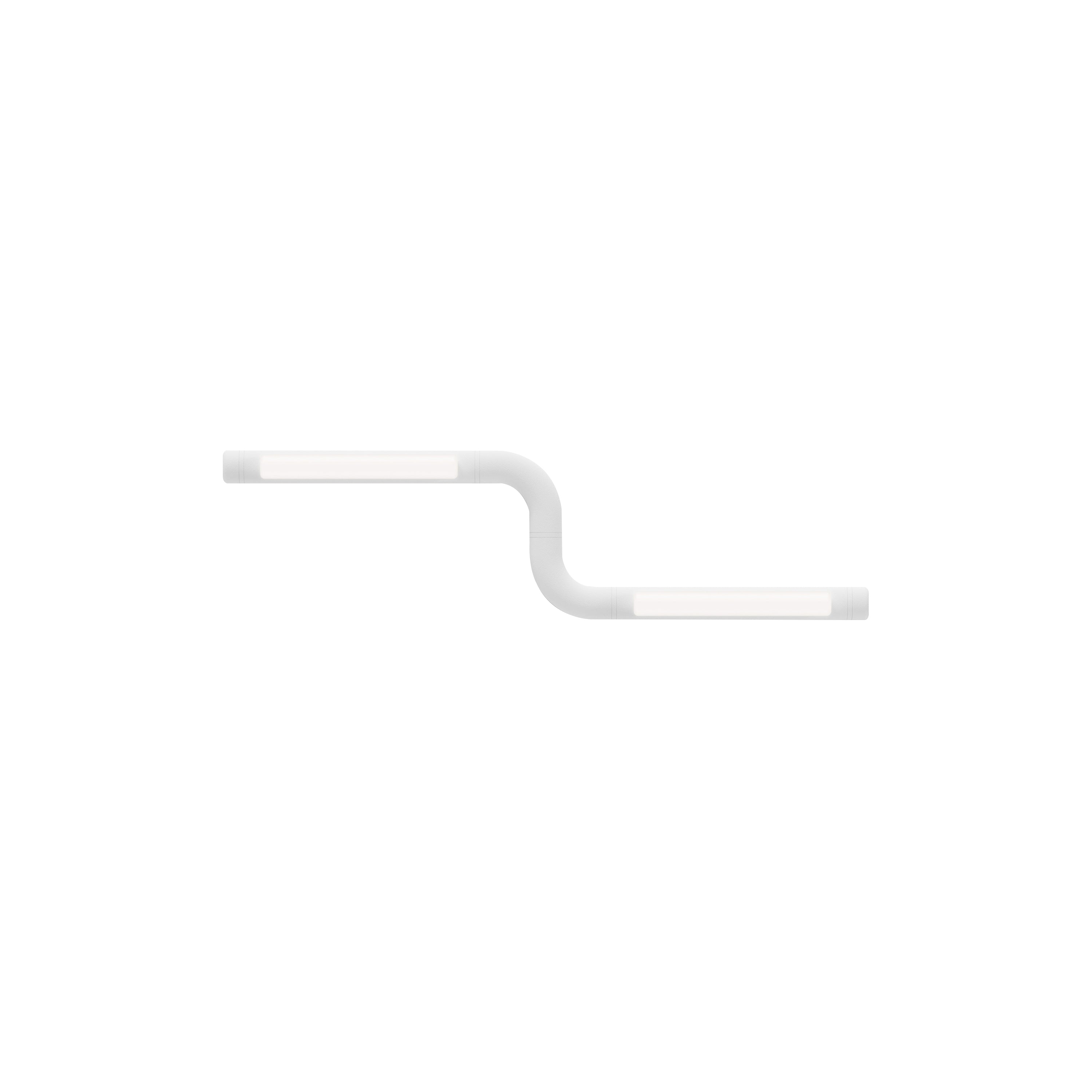Pipeline CM1 Ceiling/Wall Light: White + White