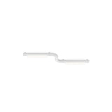 Pipeline CM1 Ceiling/Wall Light: White + White