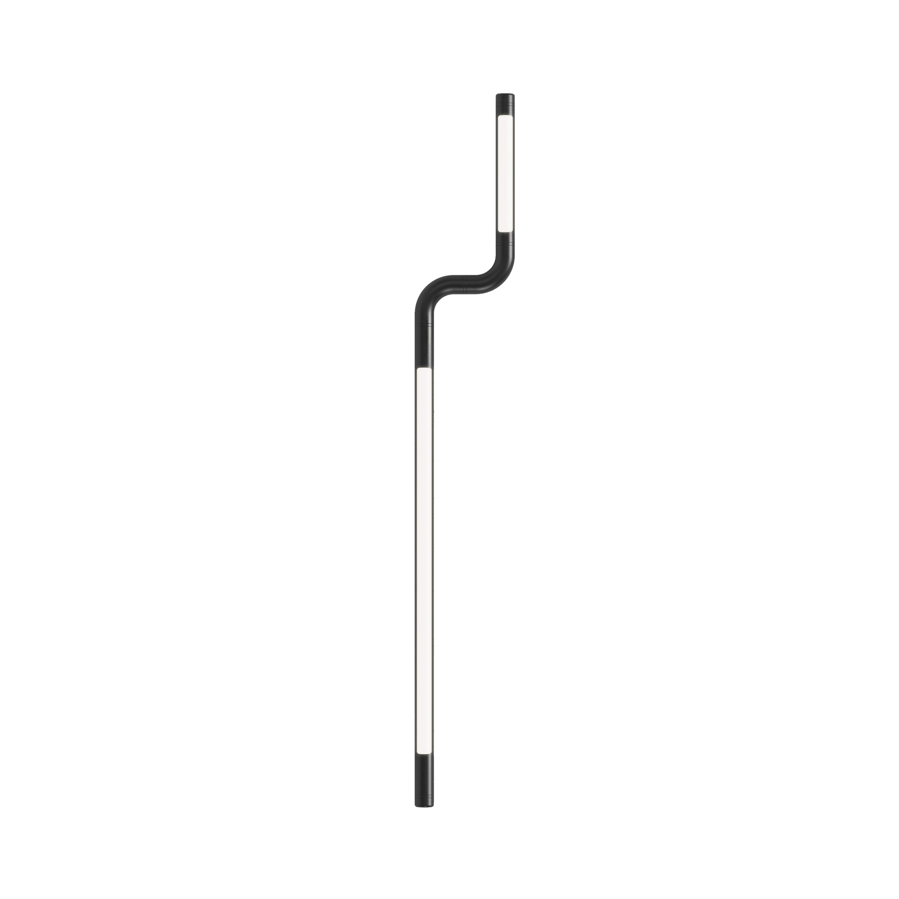 Pipeline CM2 Ceiling/Wall Light: Black + Black
