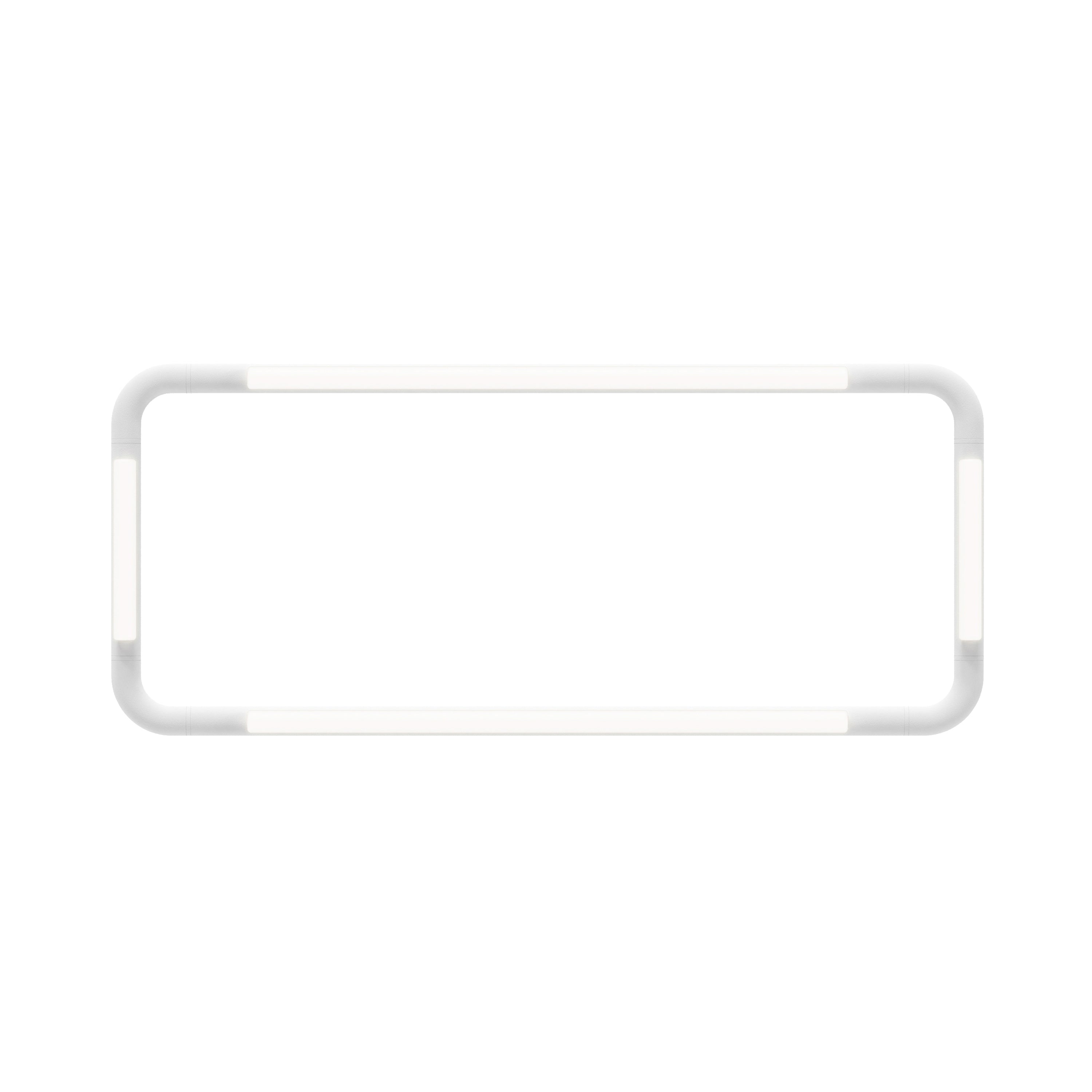 Pipeline CM4 Ceiling/Wall Light: White + White