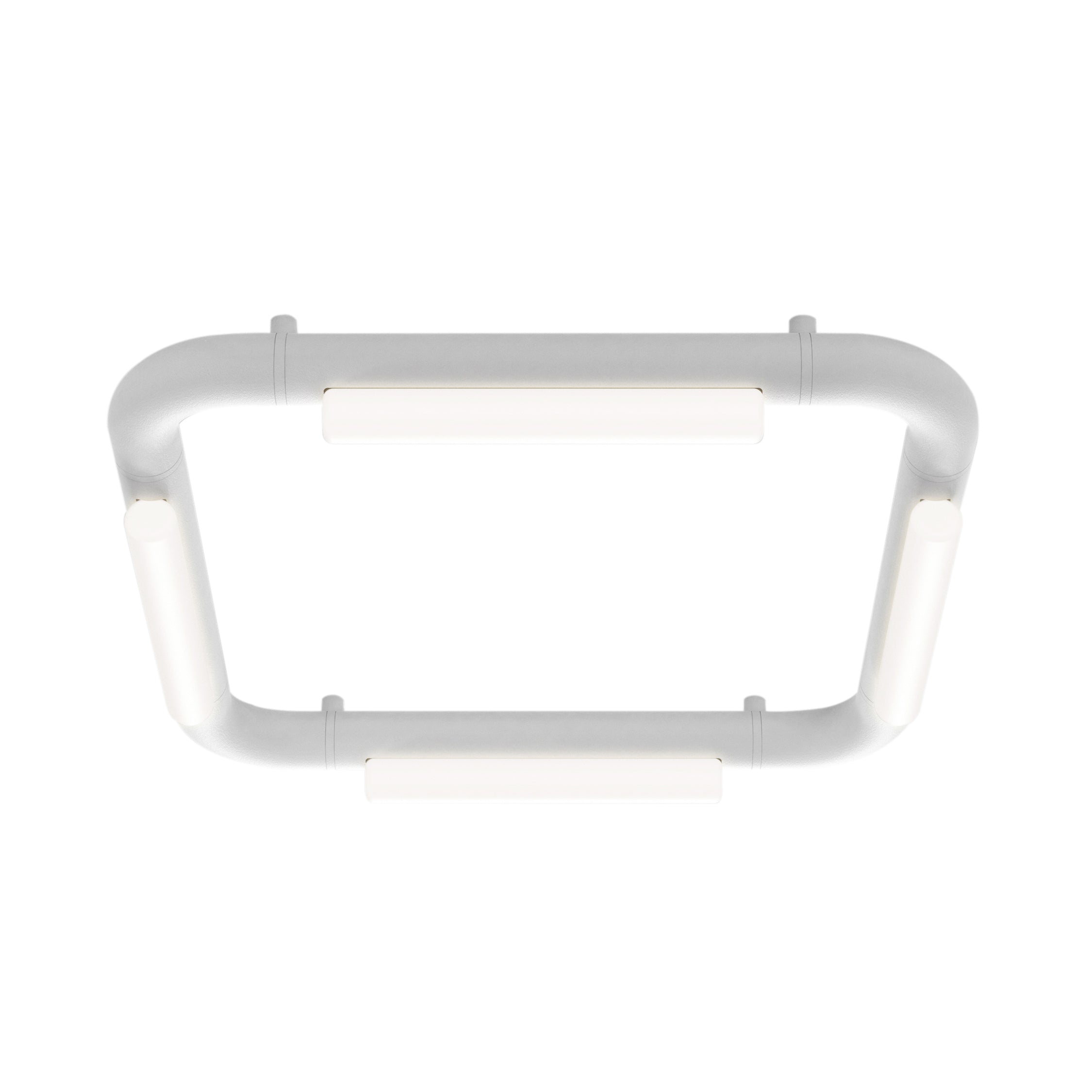 Pipeline CM5 Ceiling/Wall Light: White + White