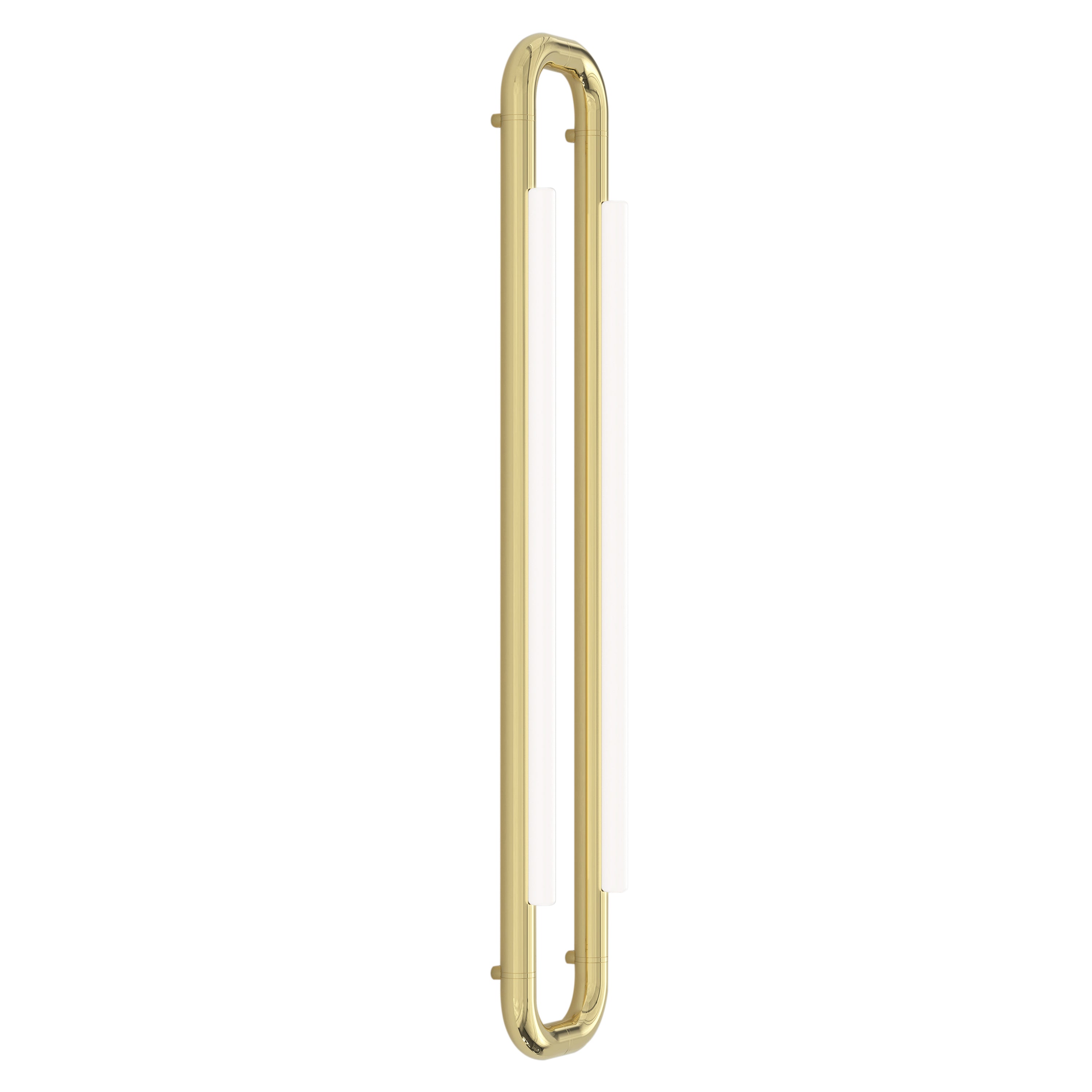 Pipeline CM6 Ceiling/Wall Light: Brass + Brass