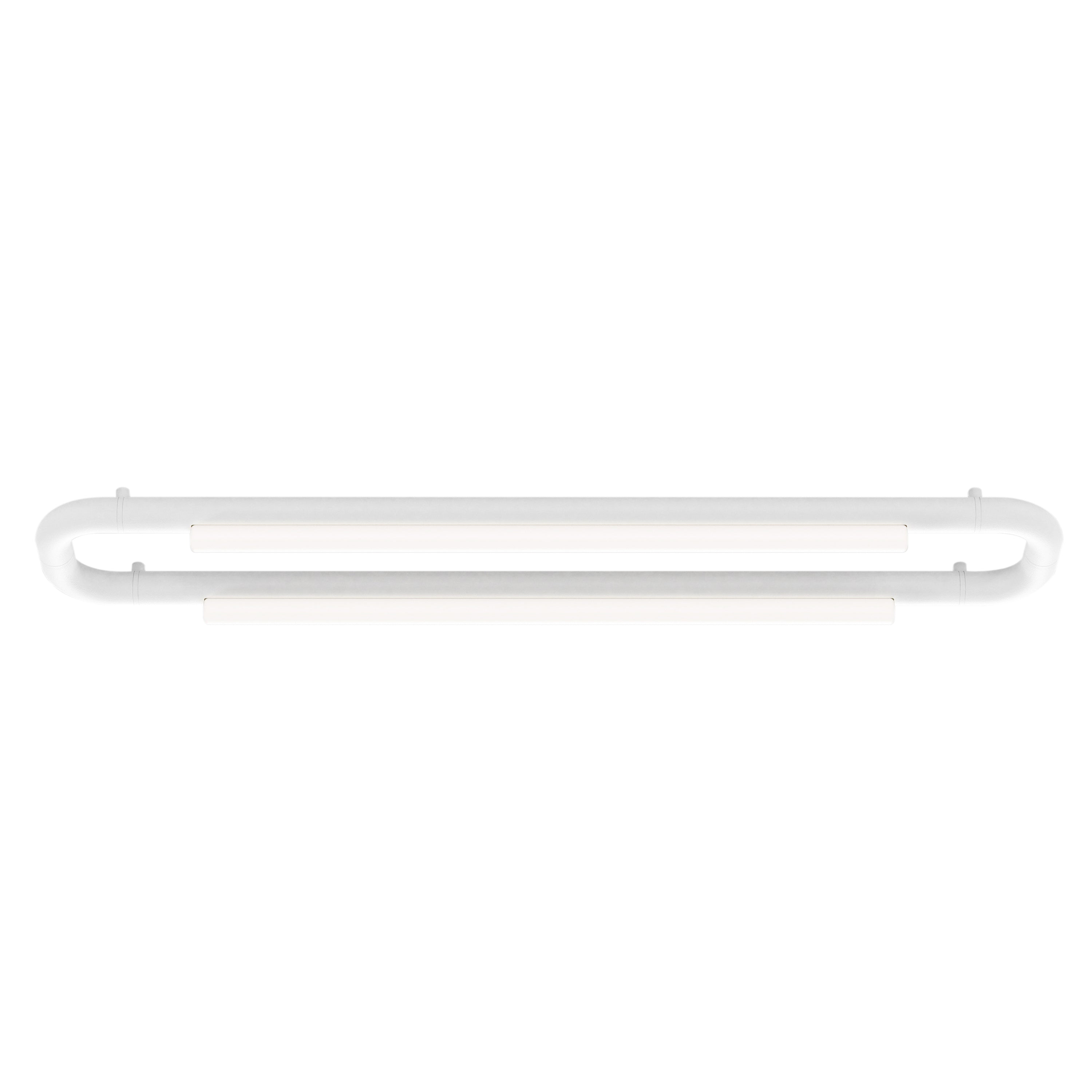 Pipeline CM6 Ceiling/Wall Light: White + White