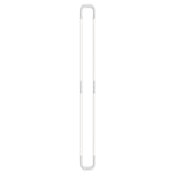 Pipeline CM7 Ceiling/Wall Light: White + White