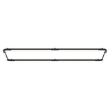 Pipeline CM8 Ceiling/Wall Light: Black + Black