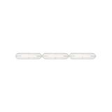 Vale System Ceiling/Wall Light: Horizontal + End-to-End + Vale 3 + Anthracite