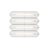 Vale System Ceiling/Wall Light: Horizontal + Side-to-Side + Vale 4 + Anthracite