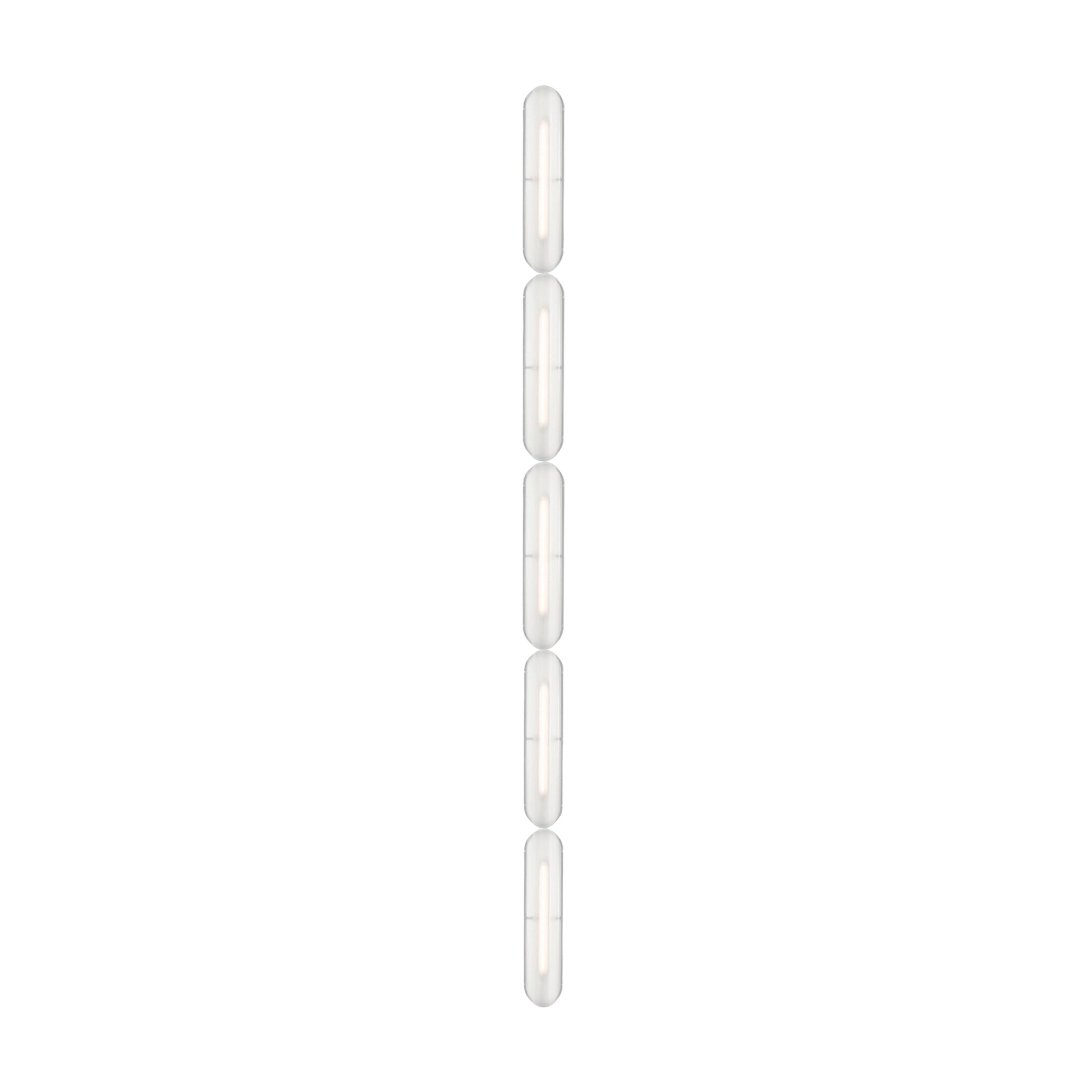 Vale System Ceiling/Wall Light: Vertical + End-to-End + Vale 5 + Anthracite