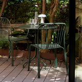 Thorvald SC94 Stacking Outdoor Side Chair with Cushion: Set of 2