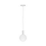 Alumina Single Pendant with Sphere V Bulb