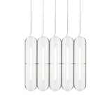 Vale System Pendant Light: Vertical + Side-to-Side + Vale 5 + Anthracite