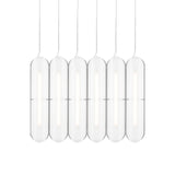 Vale System Pendant Light: Vertical + Side-to-Side + Vale 6 + Anthracite