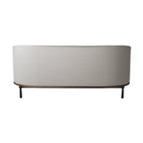 Arc Sofa 3 Seater: Natural Walnut
