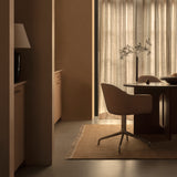 Harbour Dining Chair Star Base: Upholstered