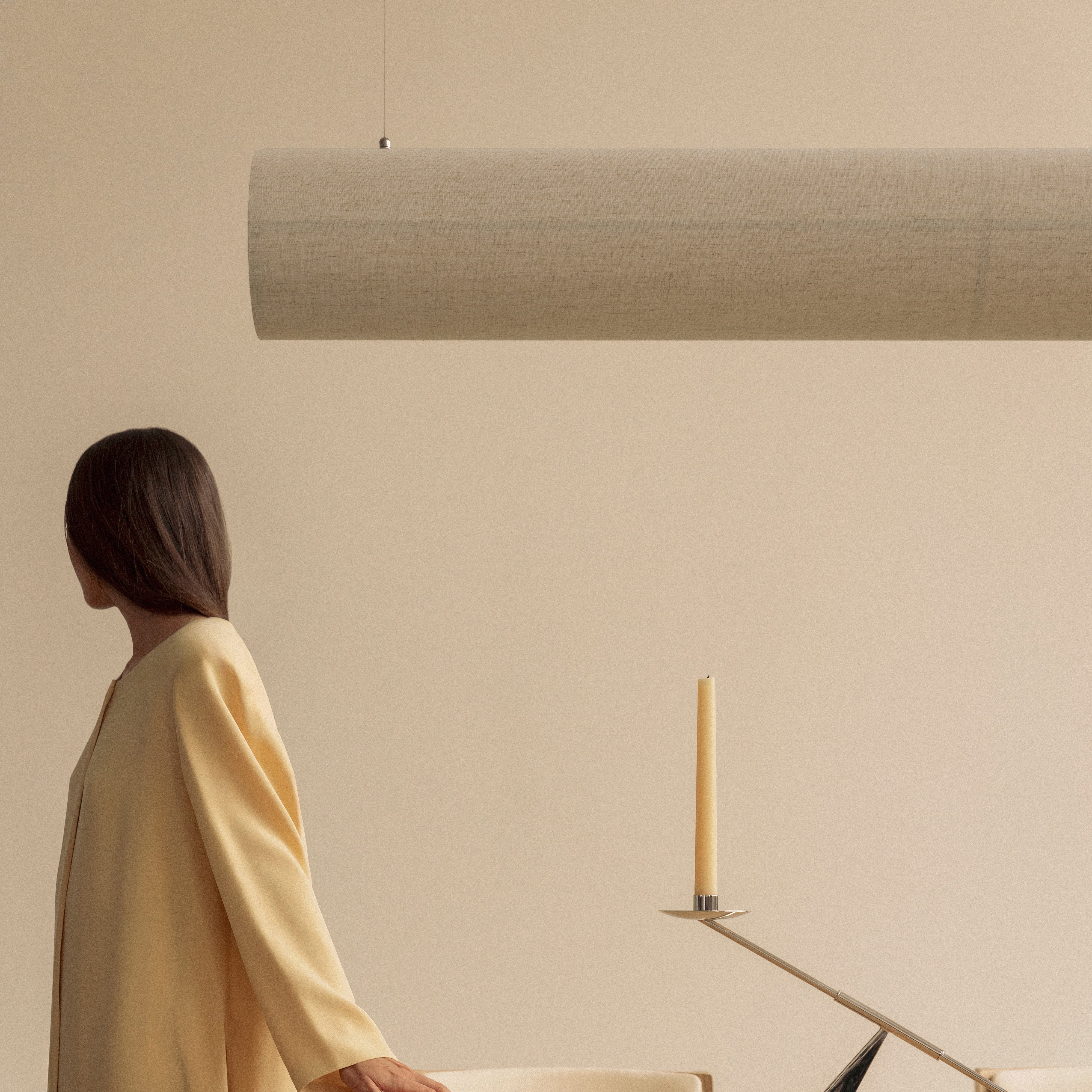 Hashira Linear Pendant Lamp: Quickship