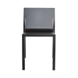 Stedelijk Stacking Chair: Quick Ship + Black Brown