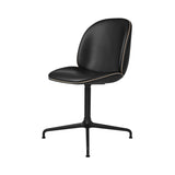 Beetle Meeting Chair: 4-Star Swivel Base + Full Upholstery + Black Matt