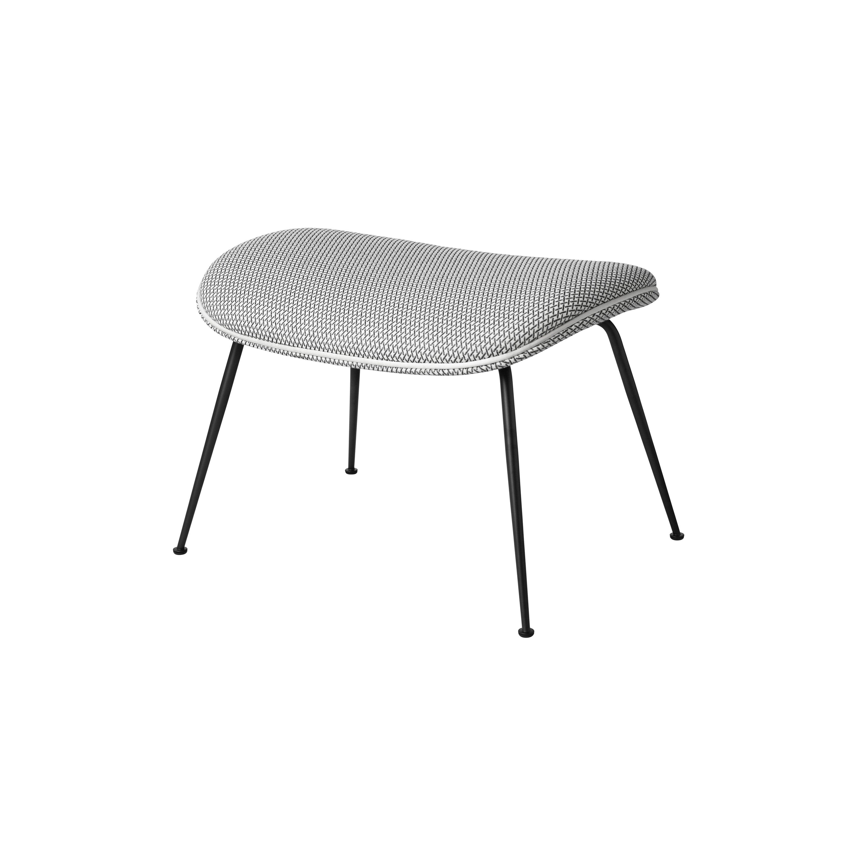 Beetle Ottoman: Black Matt