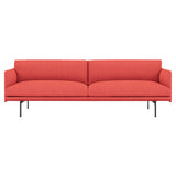 Outline 3-Seater Sofa: Black