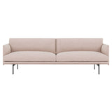 Outline 3-Seater Sofa: Black