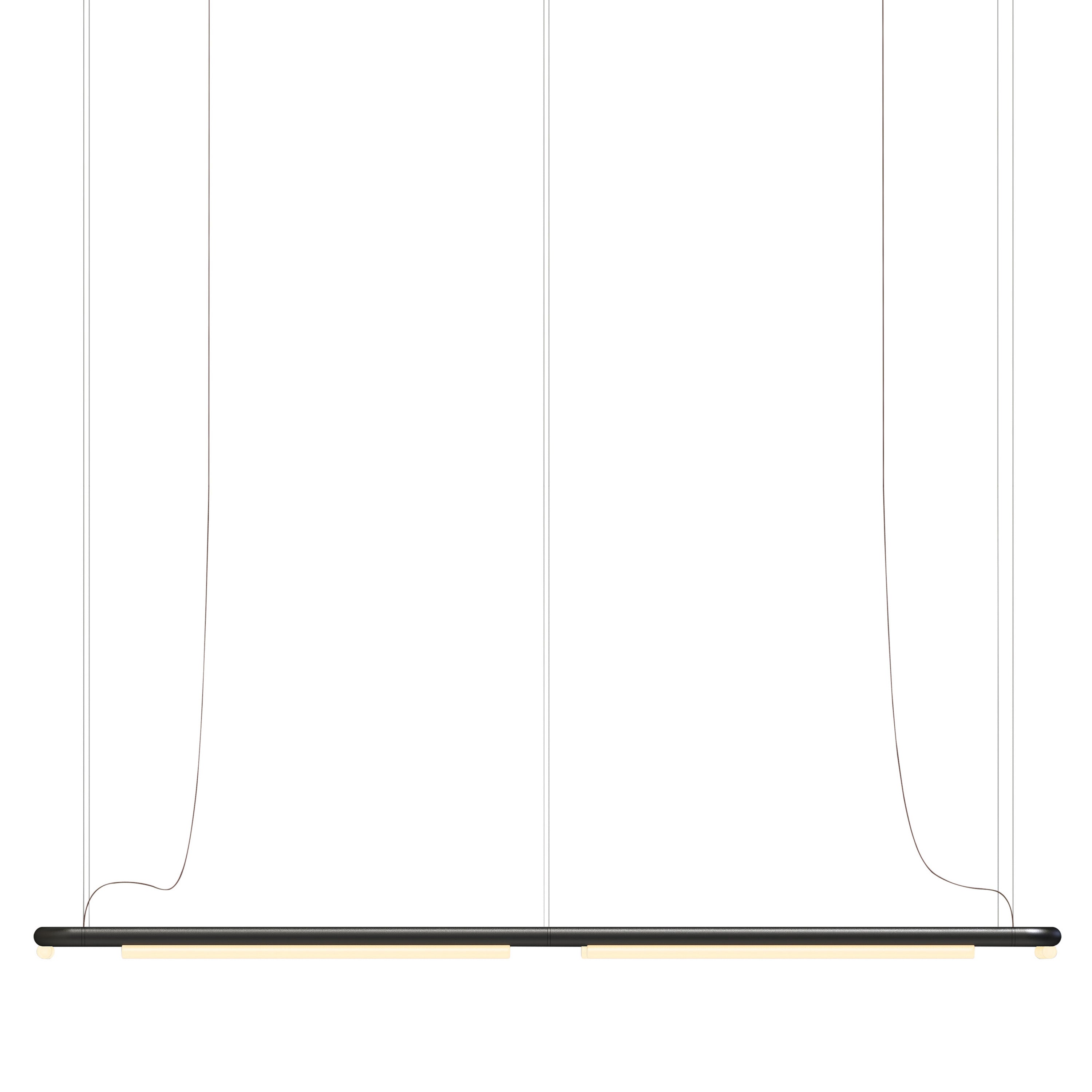 Pipeline CM8 Pendant Light: Black + Black
