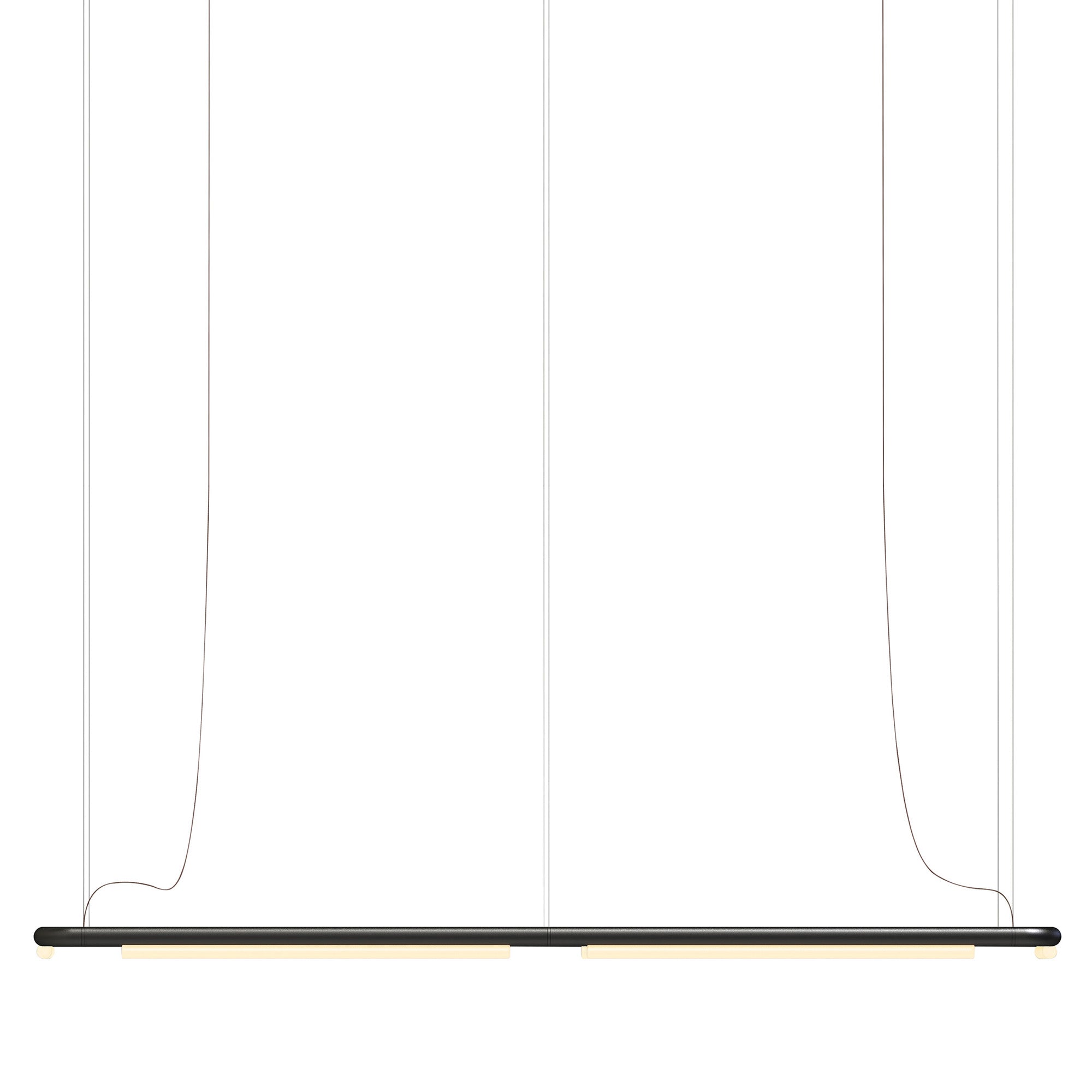 Pipeline CM8 Pendant Light: Black + Black