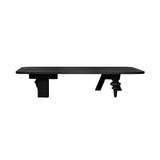 Multileg Low Table: Rectangular + Black Stained Ash