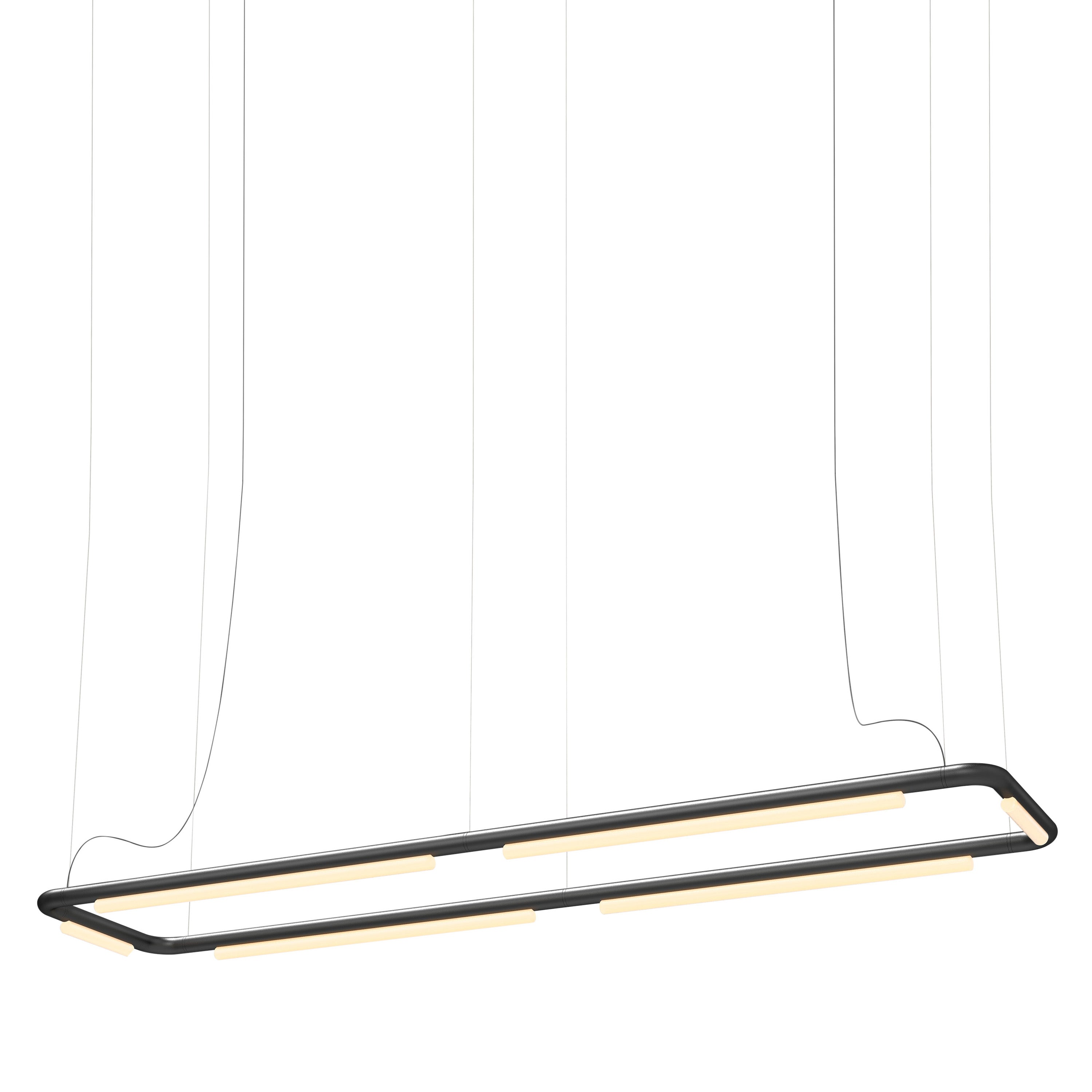 Pipeline CM8 Pendant Light: Black + Black
