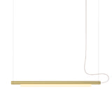 Pipeline 125 Pendant Light: Brass