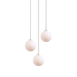 Glass 120. 03 Chandelier: Brushed Brass
