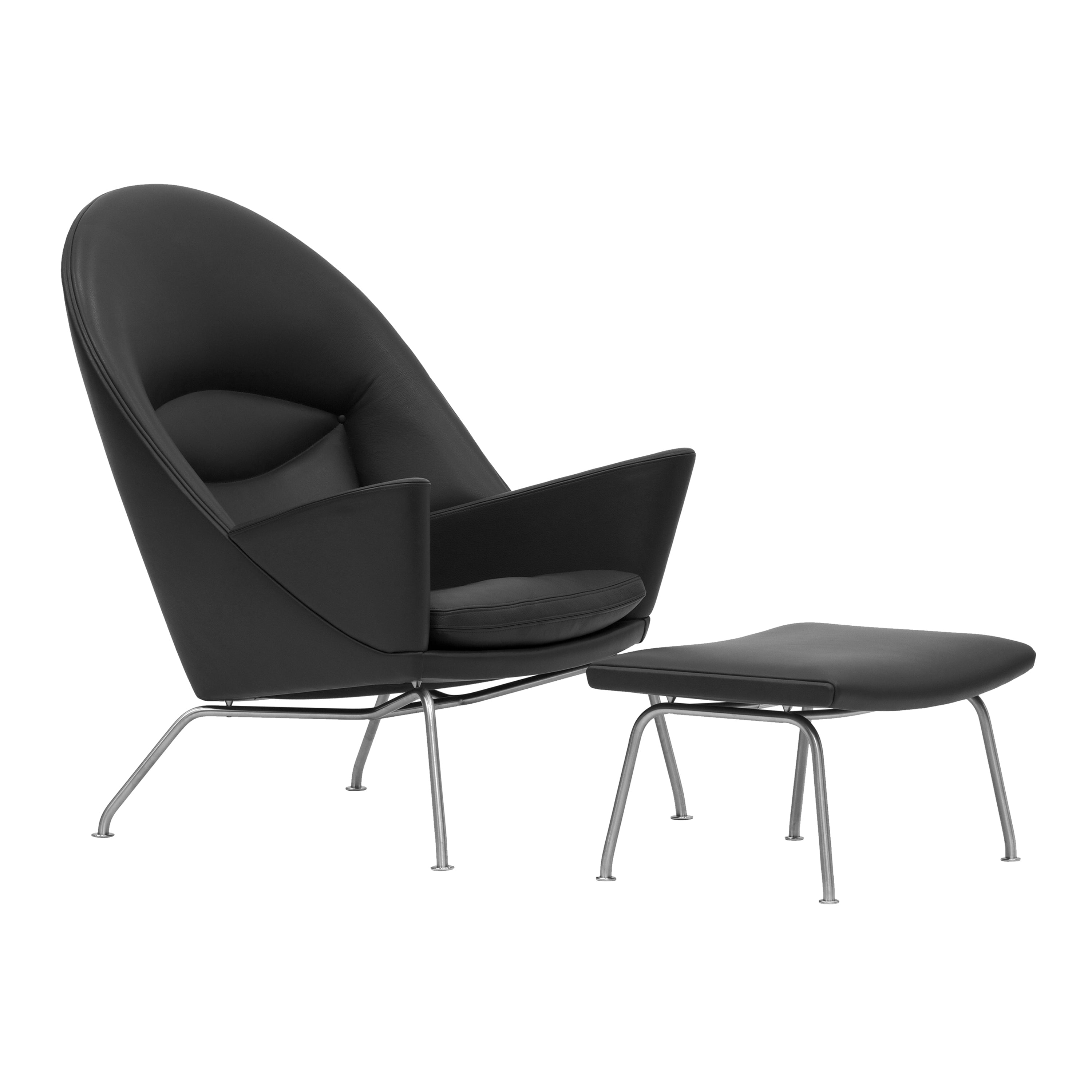 CH468 Oculus Chair: With Footstool