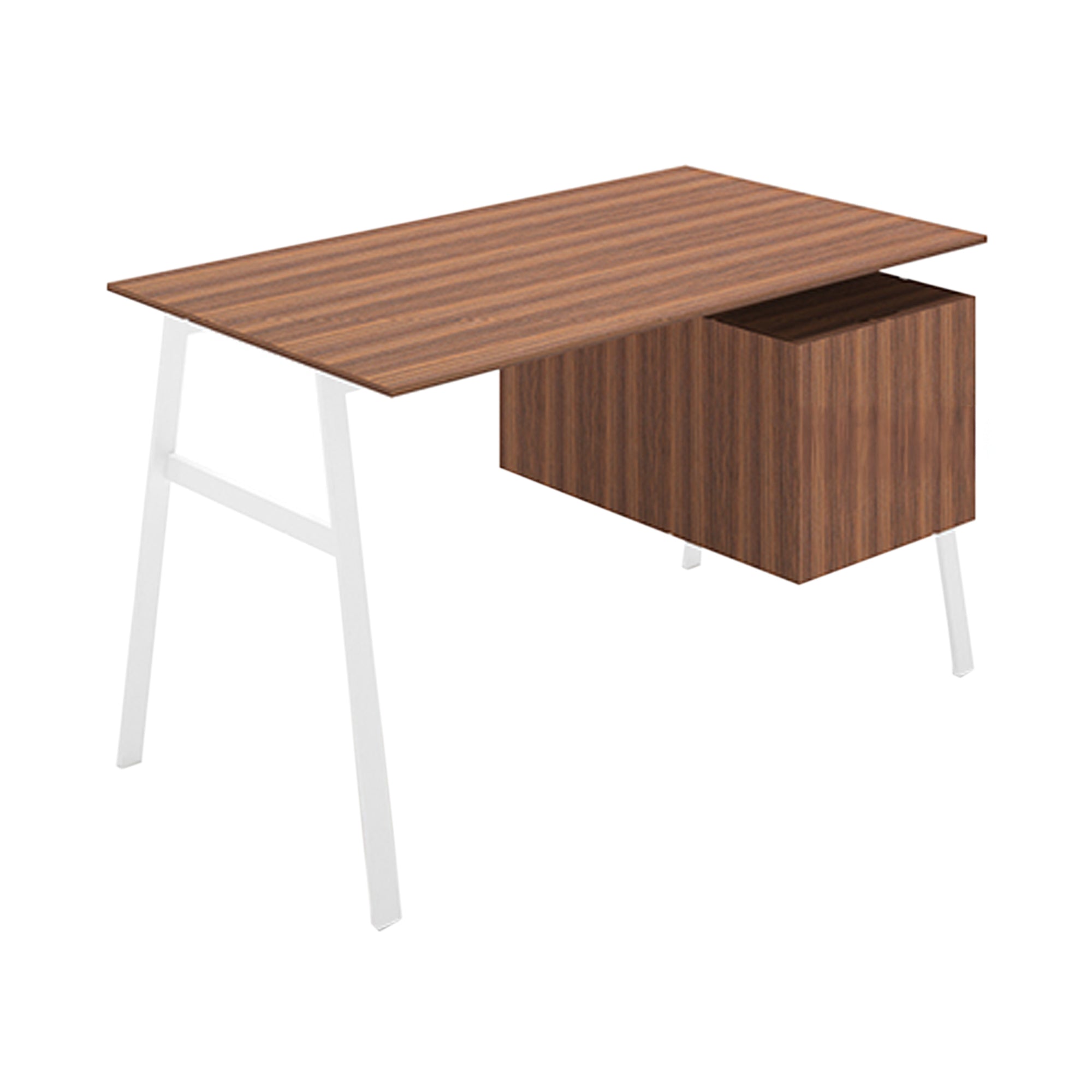Homework 1 Desk: File Drawer Right + White + Walnut + Walnut