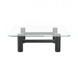 Boundary Coffee Table: Square + Black Stained Ash